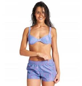 Spodenki damskie Arena Allover plażowe letnie fioletowe