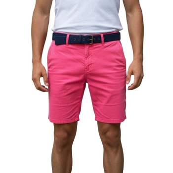 Spodenki męskie Deeluxe Eliaz bermudy chino różowe