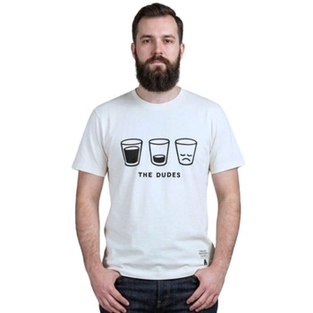 Koszulka męska The Dudes Oh No More Classic T-Shirt bawełniana biała r. M