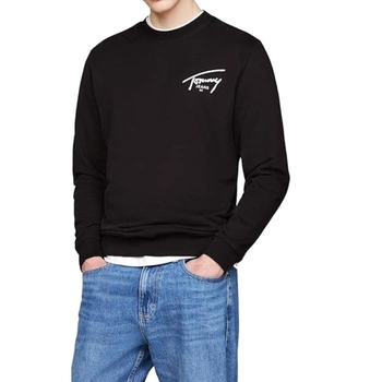 Bluza męska Tommy Jeans Regular Entry Graphic Crew dresowa klasyczna czarna