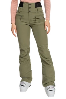 Spodnie damskie Roxy Rising High Shell Snow narciarskie khaki r. L