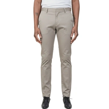Spodnie męskie Antony Morato eleganckie o kroju slim fit szaro-beżowe r. DE 54