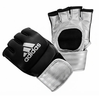Rękawice treningowe Adidas Pro do walk MMA skóra naturalna czarne r. S