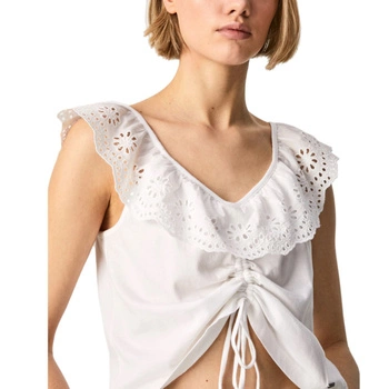 Bluzka damska Pepe Jeans Buffi krótka bawełniana