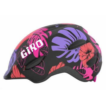 Kask rowerowy dziecięcy Giro Scamp™ dla dziewczynki w kwiaty r. XS