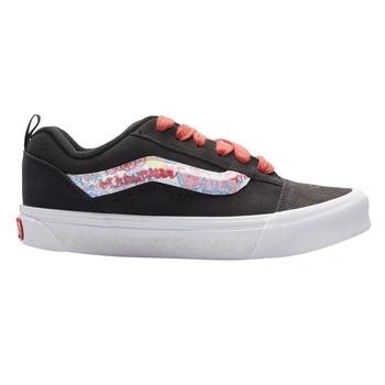 Buty damskie Vans Knu Skool czarne trampki skórzane