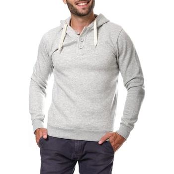 Bluza męska Hopenlife Lima 2 z kapturem ciepła szara r. S
