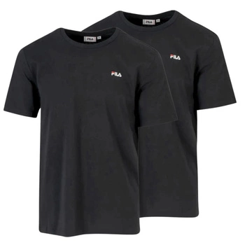 Koszulka męska Fila Brod Tee t-shirt 2-pak czarna r. L