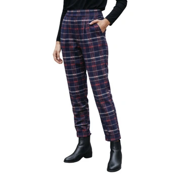 Spodnie damskie United Colors Of Benetton w kant w kratkę 7/8