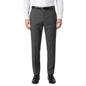 Spodnie męskie Calvin Klein Paris Refined szare wełniane w kant fitted