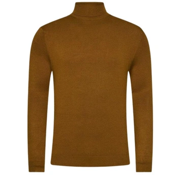 Sweter męski Only & Son Wyler Life golf z wiskozy brązowy r. XL