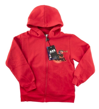 Bluza młodzieżowa Eleven Paris czerwona z kapturem dresowa