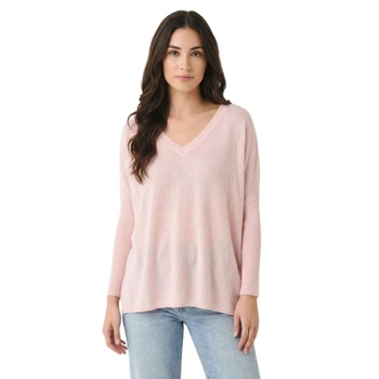 Sweter damski Absolut Cashmere Camille kaszmirowy oversize różowy r. S