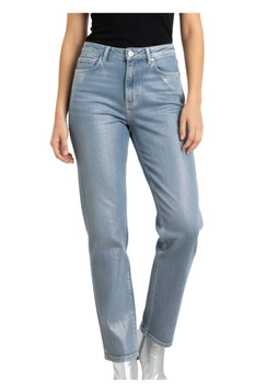 Spodnie damskie Tommy Hilfiger Harper metaliczne