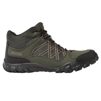 Buty męskie Regatta Edgepoint Mid trekkingowe wodoodporne niskie khaki