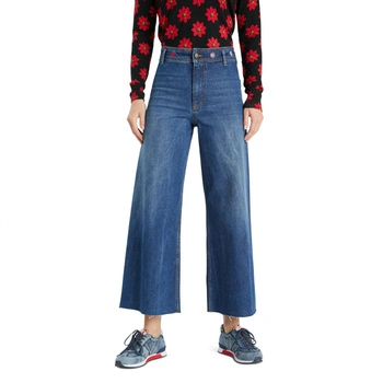 Spodnie damskie Desigual Claudia jeansy szerokie