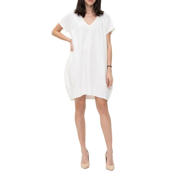 Sukienka damska Sarah Pacini oversize mini biała r. one size