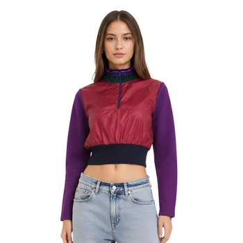 Bluza sportowa damska Lacoste QF7991 crop kurtka wielokolorowa r. S
