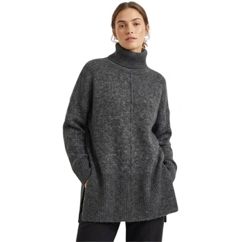 Sweter damski Only Tatiana L/S Rollneck długi golf szary