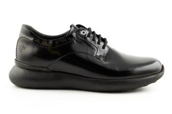 Buty męskie Lumberjack Matrix eleganckie czarne lakierowane r. 42