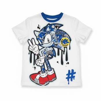 Koszulka dla chłopca Original Marines Sonic biały t-shirt