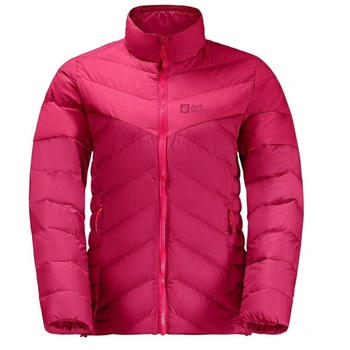 Kurtka Jack Wolfskin Tundra Down damska puchowa pikowana różowa