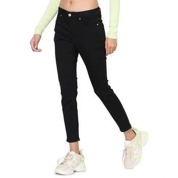 Spodnie damskie Only Wauw Life Mid czarne rurki skinny r. XS