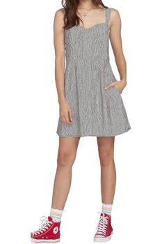 Sukienka damska Volcom Newdles letnia w paski na ramiączkach