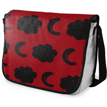 Torba młodzieżowa Le Jardin na ramię ze wzorem nieba na czerwonym tle