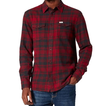 Koszula męska Wrangler 2 Pocket Flap flanelowa w kratę
