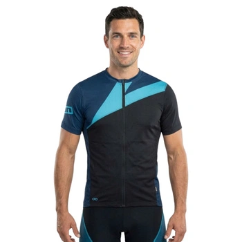 Koszulka męska Ion Full Zip Ss Zion rowerowa rozsuwana r. S