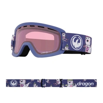 Gogle narciarskie dziecięce Dragon Lil D snowboardowe szyba S1 fioletowe