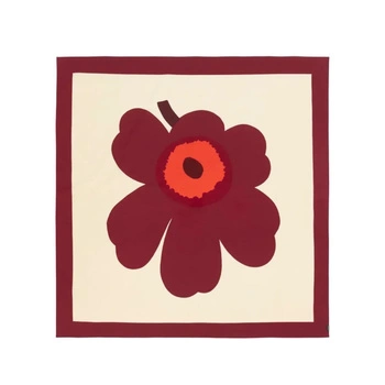 Obrus na stół Marimekko Unikko bawełniany kwadratowy 140 x 140 cm