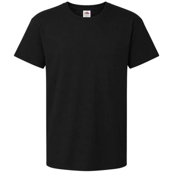 Koszulka dziecięca Fruit of the Loom czarny bawełninany t-shirt r. 104