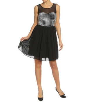 Sukienka damska Guess Houndstooth krótka na wesele