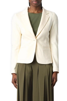 Marynarka damska Liu Jo Barby Slim Fit kremowa klasyczna