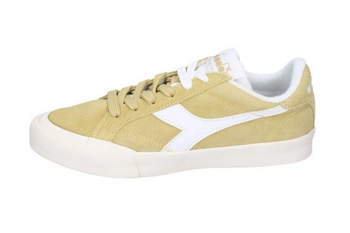 Buty damskie Diadora Melody sneakersy żółte skórzane