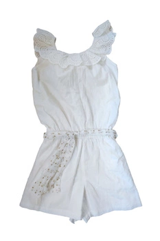 Kombinezon dziewczęcy Mayoral biały letni