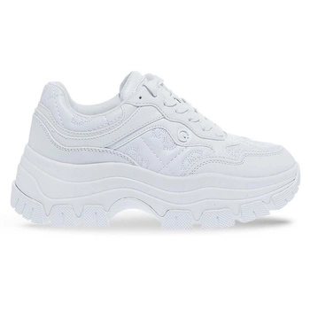 Buty damskie Guess sneakersy białe na grubej podeszwie r. 41