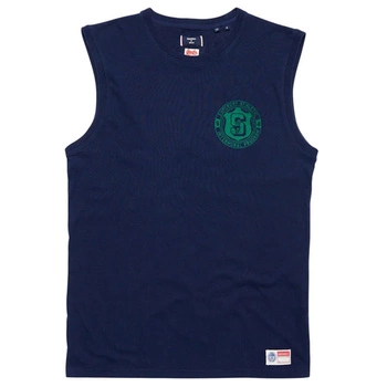 Koszulka męska Superdry Vintage Athletic bez rękawów granatowa