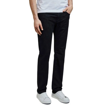 Spodnie męskie French Denim Rms jeansowe czarne proste r. W38