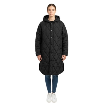 Kurtka damska Gold&Silver długi płaszcz ocieplany pikowany