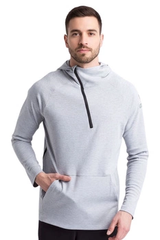Bluza męska Erima Essential kangurka  z kapturem szara