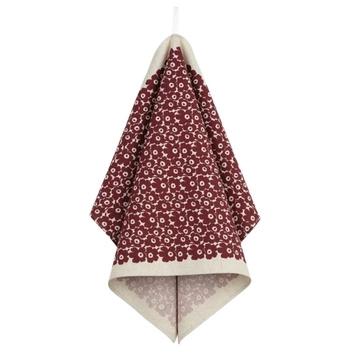 Ręcznik kuchenny Marimekko Unikko bawełna z lnem 70 x 42 cm