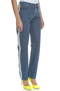 Spodnie damskie Calvin Klein Jeans Straight Taped
