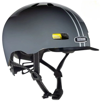 Kask rowerowy Nutcase Street MIPS szary z daszkiem unisex