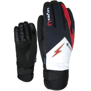 Rękawice Level Thunder Gore-tex czarno czerwone