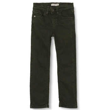 Spodnie chłopięce Name It Theo jeansowe bawełniane zielone slim r. 92