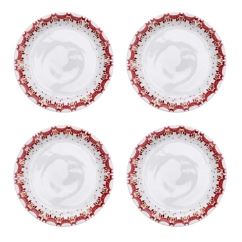 Zestaw talerzy obiadowych Bjorn 4 sztuki z porcelany