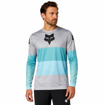 Koszulka męska Fox Ranger LS sportowa rowerowa niebieska r. XXL